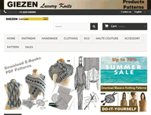 Tablet Screenshot of giezen-linen.nl